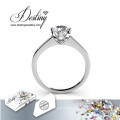 Destin bijoux cristal de Swarovski princesse brillant anneau